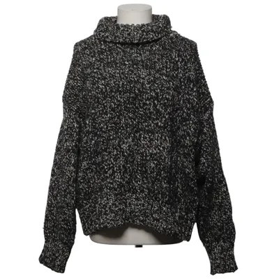 Turtleneck (Black, White) from Zara Knit Acrylic, Nylon, Wool