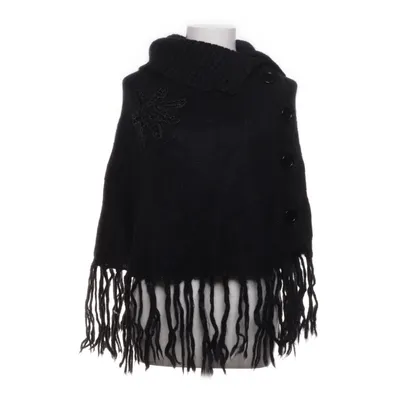 Poncho (Svart) från Stella Nova Akryl, Mohair
