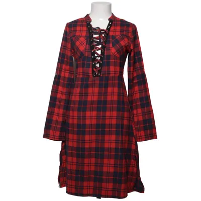 Klänning (Röd, Svart) från Dressfo Bomull, Polyester