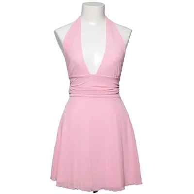 Halterneckklänning (Rosa) Elastan, Polyester