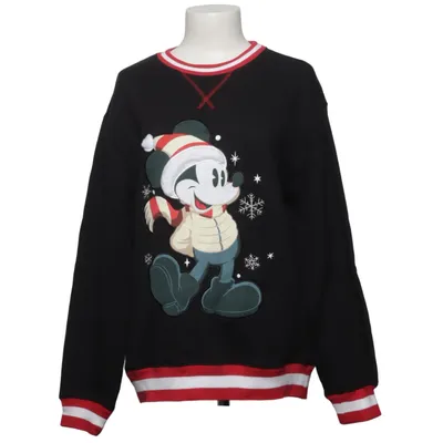 Julesweater (Sort, Rød, Hvid) fra Disney Bomuld, Polyester