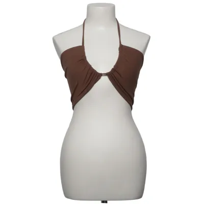 Halter neck top (Brown) from Veresa