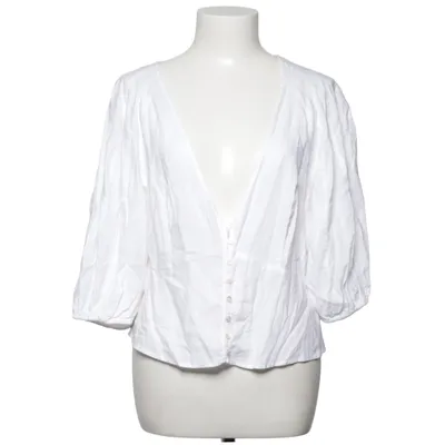 Top (White) from H&M Premium Quality Linen, Viscose