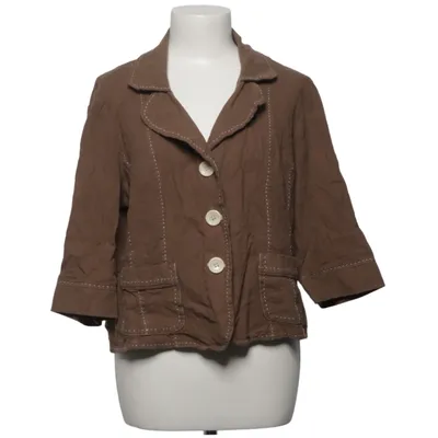 Blazer (Brown) from EWM Linen, Viscose