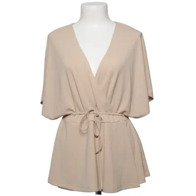 Slå-om bluse (Beige) fra Make Way Elastan, Polyester