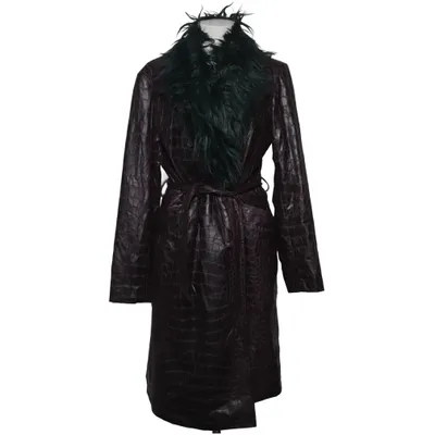 Manteau (Marron, Vert) de Mou