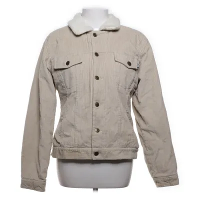 Veste en jeans fourrée (Beige) de Authentic Style Acrylique, Coton, Polyamide, Polyester, Laine