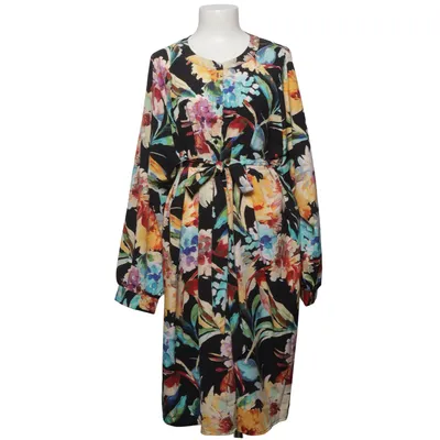 Dress (Black, Multicolored) from Vero Moda Curve Recycled polyester