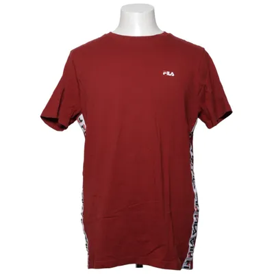 T-shirt (Red, White) from Fila Cotton