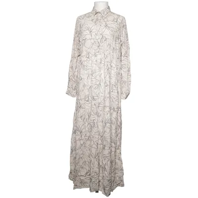 Maxi jurk (Beige, Zwart) van ADPT Viscose