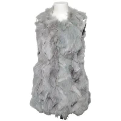 Gilet d'extérieur (FUR LONG WAIST) de Just Female Fourrure de renard, Polyester