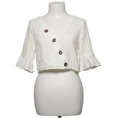 Top (Buttoned Wrap Top) van Céline & Talisa x NA-KD Katoen