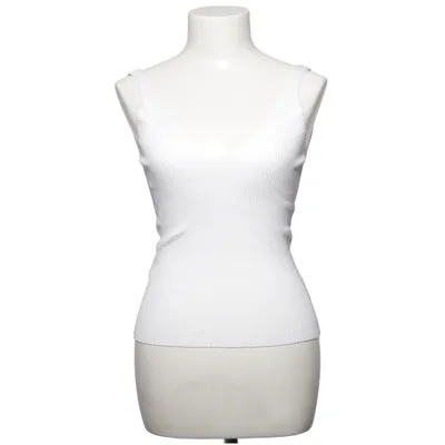 Tanktop (Wit) van Mango Polyamide, Viscose