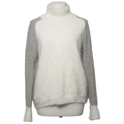 Turtleneck (White, Gray) from Marie Sixtine Angora, Nylon, Wool