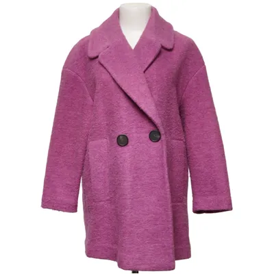 Mantel (Lila) von Mango Casual Polyester, Wolle