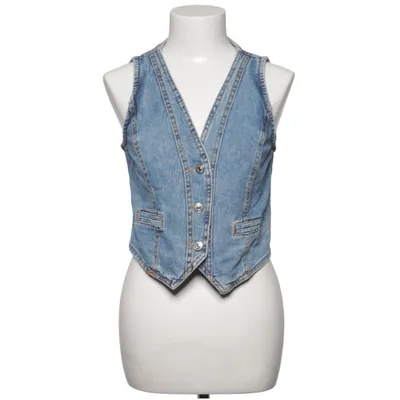 Spijker gilet (Blauw) van Stradivarius Katoen