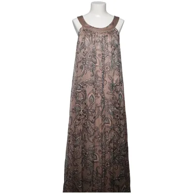 Maxi dress (Beige, Multicolored) from Laundry by Design Polyester, Silk