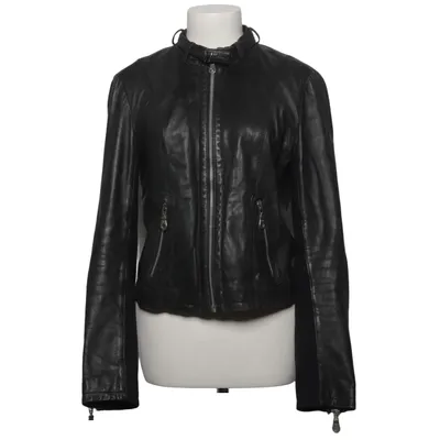 Leather jacket (Black) from BZR by Bruuns Bazaar Leather