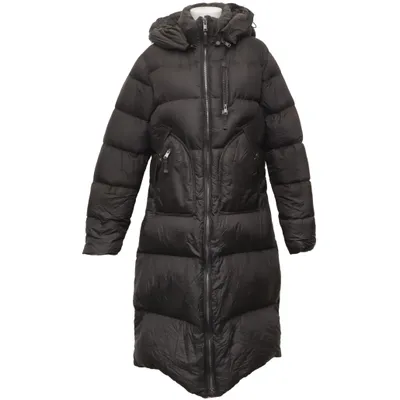 Down coat (Black) from Cedrico Down, Feather, Leather, Polyamide, Polyester