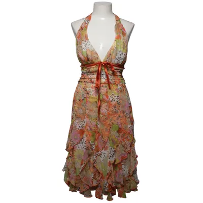 Halterneckklänning (Orange, Flerfärgad) från Lucy Paris Polyester