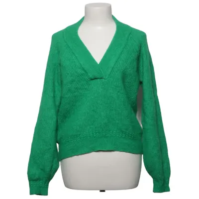 Pull-over (Vert) de La Maille Sézane Laine d'alpaga, Élasthane, Polyamide