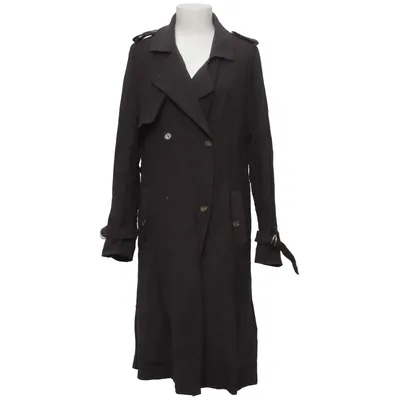 Trenchcoat (Svart) från Uniq Polyester, Viskos