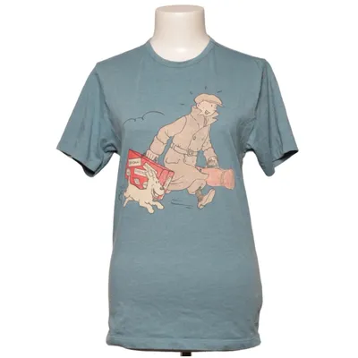 T-shirt (Blå) från Tintin Bomull, Polyester