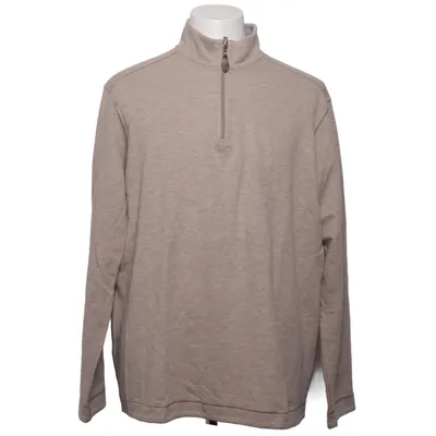 Sweatshirt (Beige) from Johnston & Murphy Cotton, Elastane, Modal