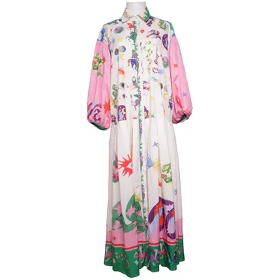 Robe chemise (Blanc, Multicolore) de X&Z Polyester