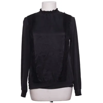 Bluse (Sort) fra One Two & Luxzuz Bomuld, Modal, Polyamid, Polyester, Silke