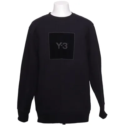 Sweatshirt (Black) from Y-3 Yohji Yamamoto x Adidas Cotton, Elastane