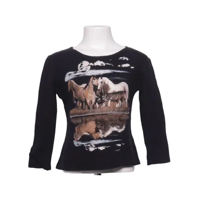 T-shirt à manches longues (Noir) de Funky Girl Coton