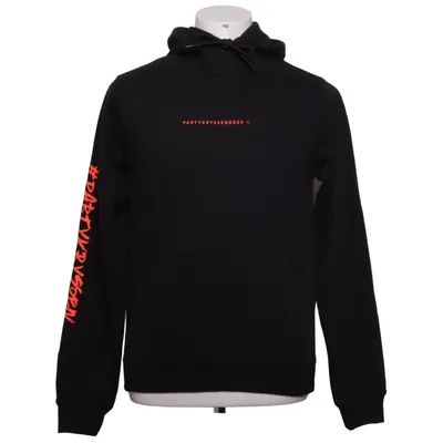 Kapuzenpullover (Schwarz) von Clique Baumwolle, Recyceltes Polyester