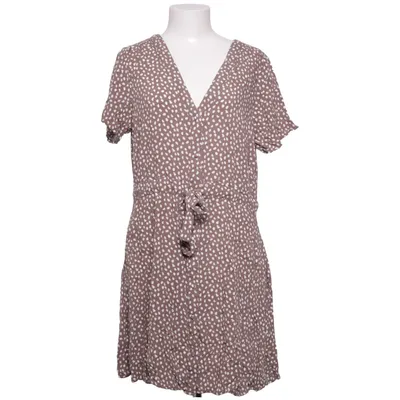 Shirt dress (Brown, White) from Object Viscose