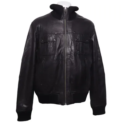 Læderjakke (Brun) fra WE Læder, Polyester