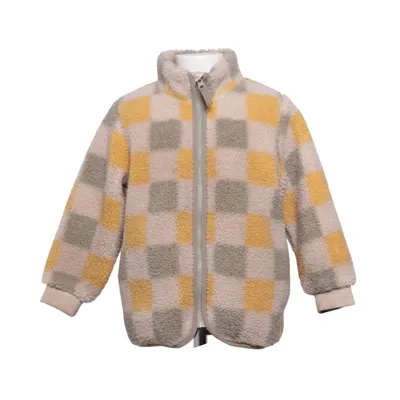 Fleece jacket (Beige, Yellow, Green, Multicolored) from Lindex Kids Polyester