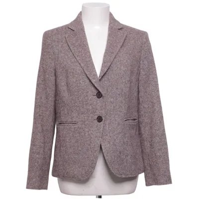 Blazer (Brown) from St Emile Acetate, Cupro, Wool