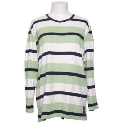 Long sleeve T-shirt (Green, White, Blue) from Rabalder by Ann Wineus Cotton