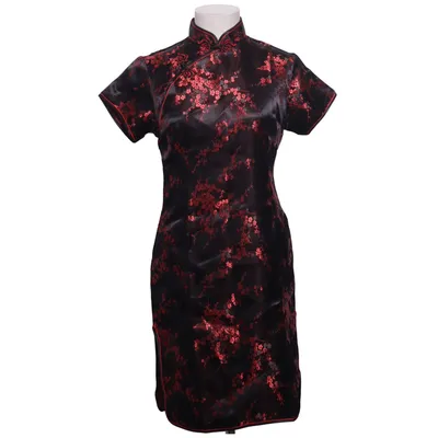 Cheongsam (Svart, Röd) från Laogudai