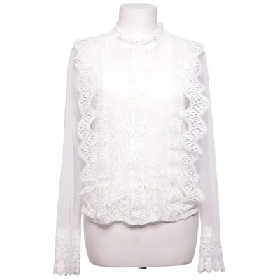Blouse (Wit) van Derhy Katoen, Polyester