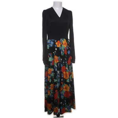 Robe longue (Noir, Multicolore) de Jobi Fibre métallique, Polyamide