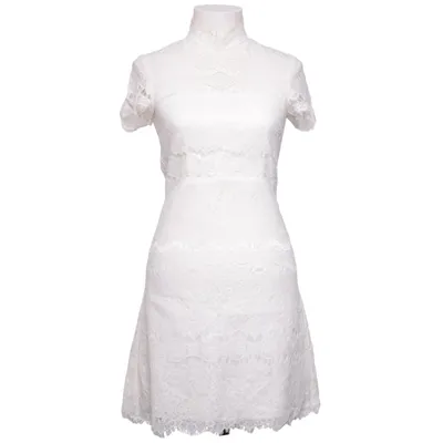 Kleid (Weiß) von Ida Sjöstedt Acetat, Polyamid, Polyester