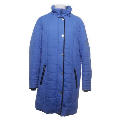 Winter coat (Blue) from Fiora Blue Acrylic, Elastane, Polyester