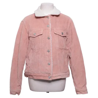 Lined denim jacket (Pink) from Bik Bok Cotton