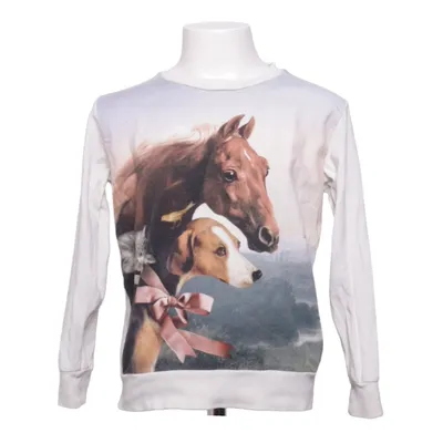 Sweatshirt (Wit, Meerkleurig) van Molo Elastaan, Organisch katoen