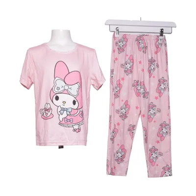 Pyjama (Rose, Multicolore) Polyester