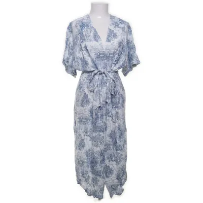 Maxi jurk (Blauw, Wit, Meerkleurig) van H&M