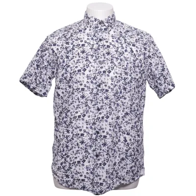 Korte mouwen shirt (Wit, Blauw) van Mel Richman Katoen