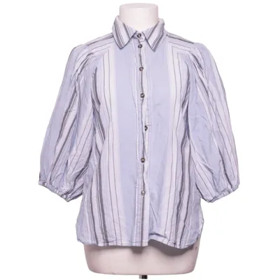 Blouse (Blue, White) from Ganni