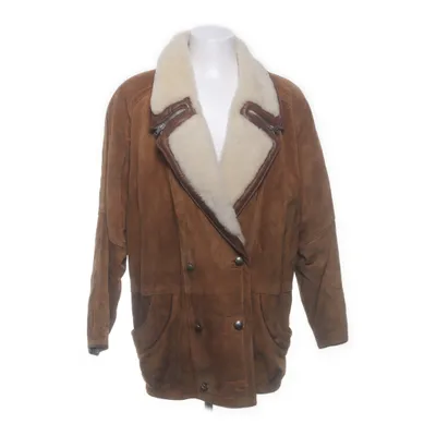 Shearling jacket (Brown) from Hahnenkamm Viscose